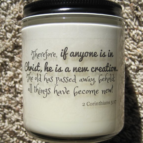 NWT Good news white birch 8oz soy wax candle - Picture 2 of 6